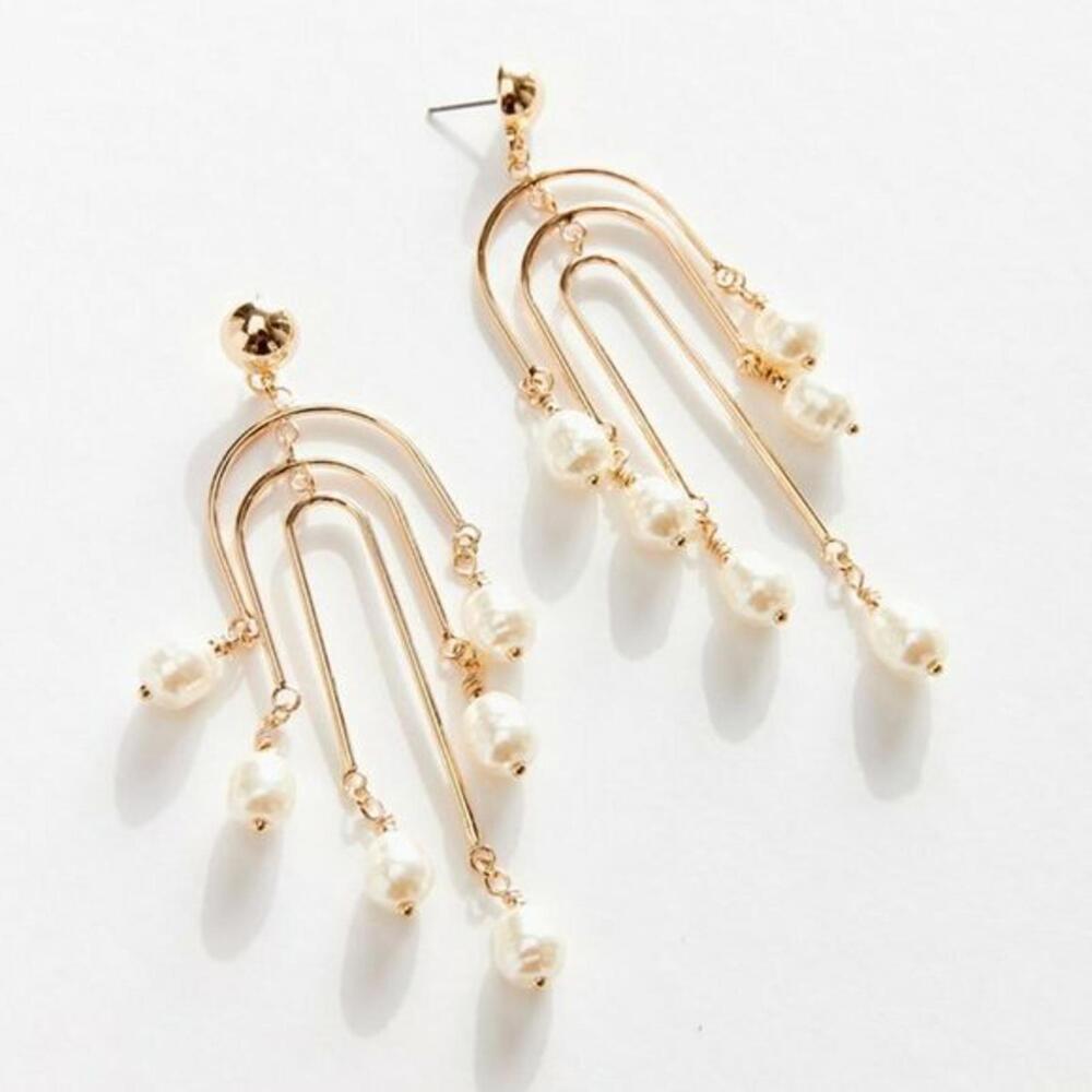 Urban Outfitters Pearl Statement Earrings